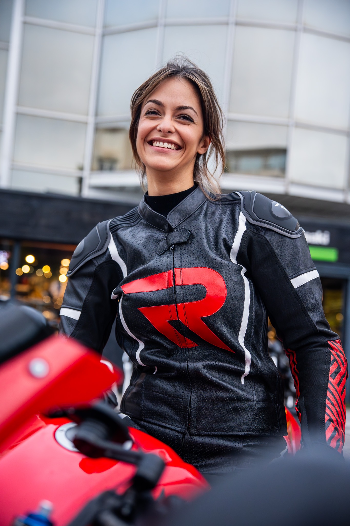 Combinaison moto sur mesure RiderSkin jaune et noire